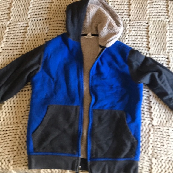 Boys Lands End zip up hoodie - Picture 1 of 5